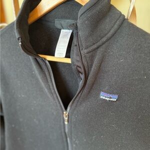 Patagonia Women's Black Full-Zip Sweater Jacket